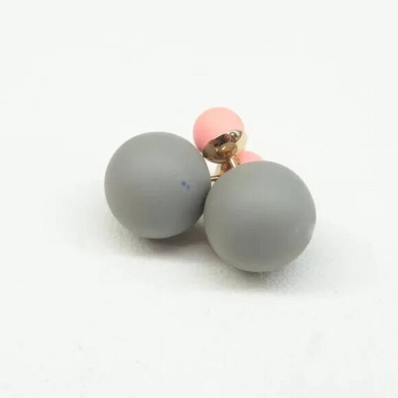 100% Authentic DIOR Tribal Matt Grey&Pink Earrings - Picture 5 of 8